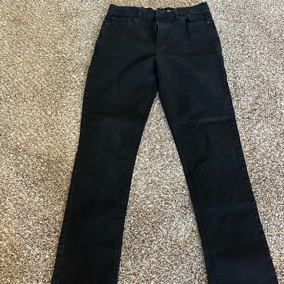 Men's Black Skinny Jeans - Picture 1 of 3